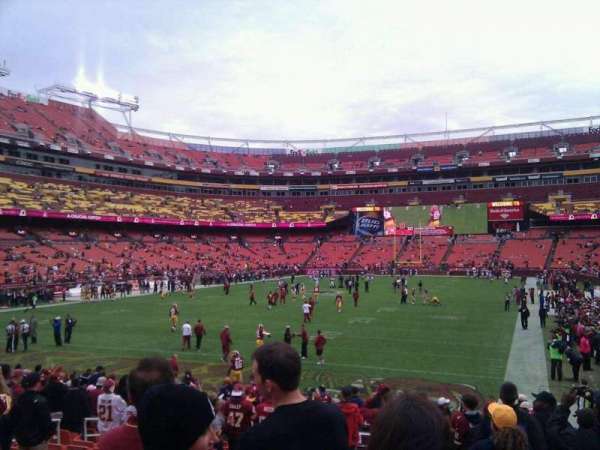 Northwest Stadium, section: 109, row: 16, seat: 10