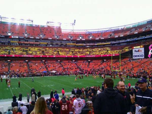 Northwest Stadium, section: 121, row: 15, seat: 10