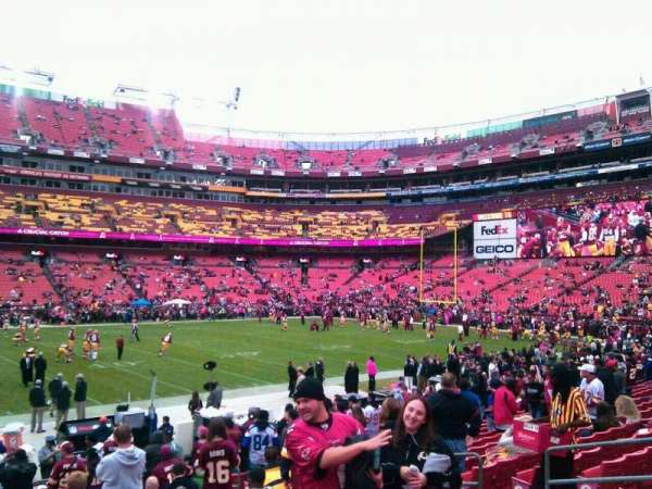 Northwest Stadium, section: 122, row: 15, seat: 11