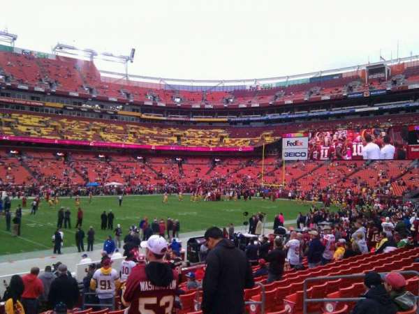 Northwest Stadium, section: 123, row: 15, seat: 10