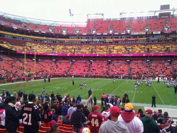Northwest Stadium, section: 123, row: 15, seat: 10