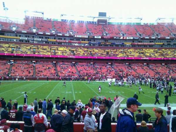 Northwest Stadium, section: 124, row: 11, seat: 10