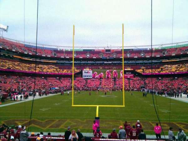 Northwest Stadium, section: 132, row: 19, seat: 10
