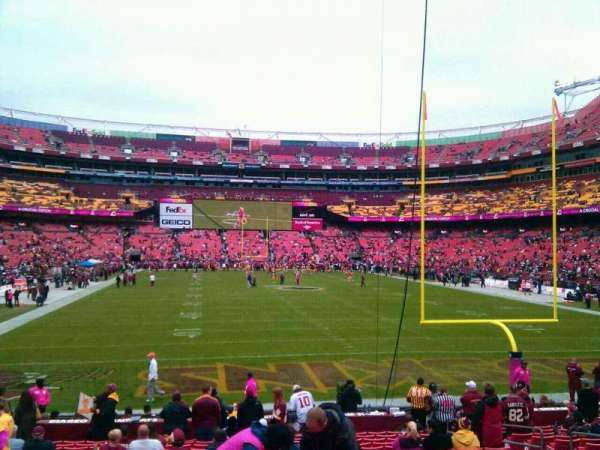 Northwest Stadium, section: 133, row: 19, seat: 10