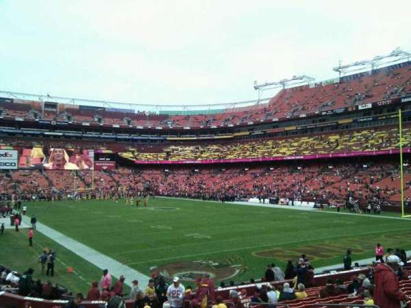 Northwest Stadium, section: 135, row: 19, seat: 10