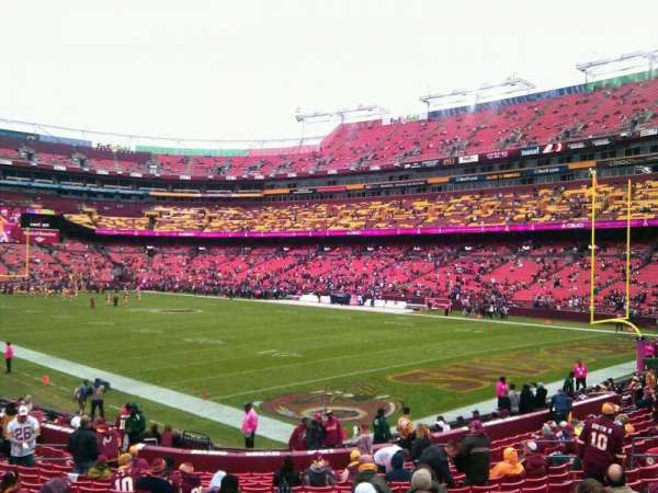 Northwest Stadium, section: 136, row: 19, seat: 10