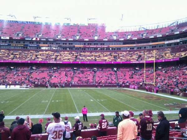 Northwest Stadium, section: 140, row: 13, seat: 10
