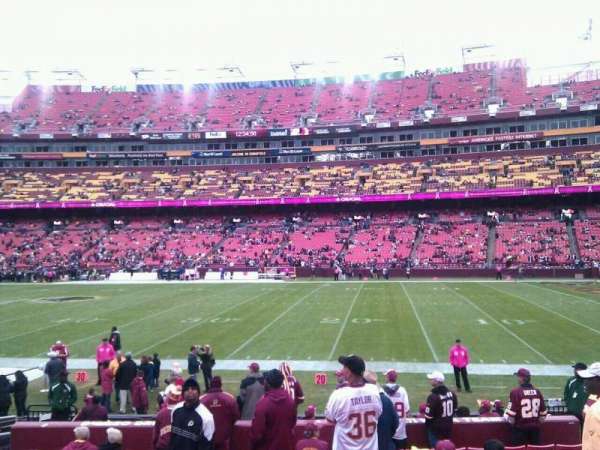 Northwest Stadium, section: 140, row: 13, seat: 10
