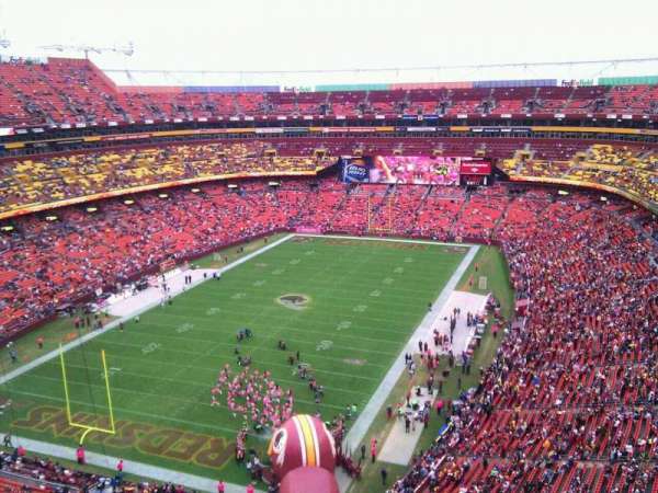 Northwest Stadium, section: 410, row: 9, seat: 8