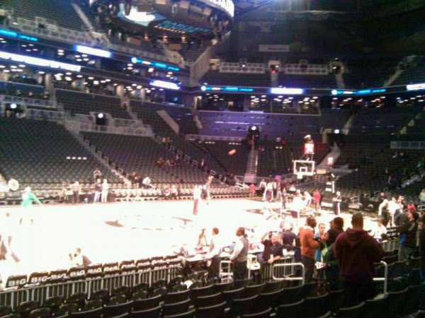 Barclays Center, section: 9, row: 6, seat: 4