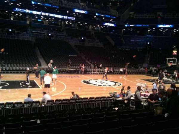 Barclays Center, section: 9, row: 6, seat: 4