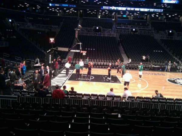 Barclays Center, section: 9, row: 6, seat: 4