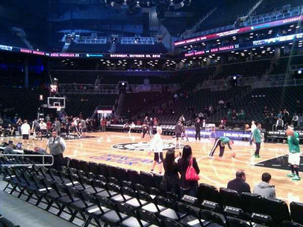 Barclays Center, section: 23, row: 3, seat: 3