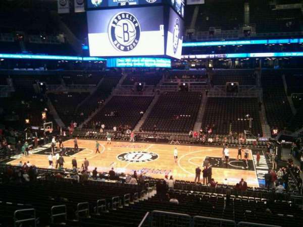 Barclays Center, section: 107, row: 6, seat: 9
