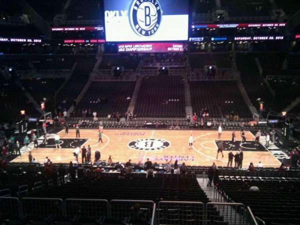 Barclays Center, section: 108, row: 7, seat: 3