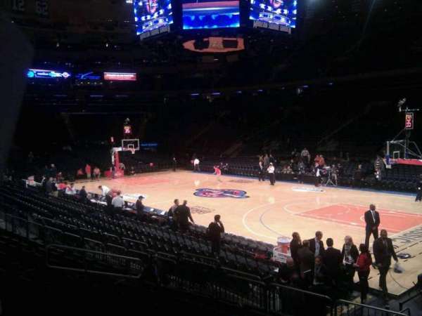 Madison Square Garden, section: 109, row: 8, seat: 10