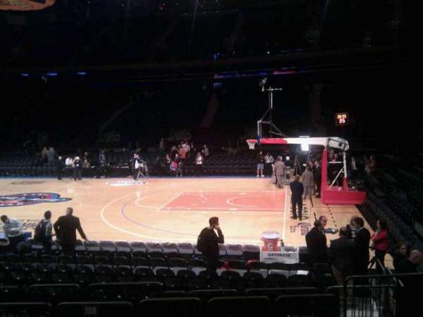 Madison Square Garden, section: 108, row: 6, seat: 17