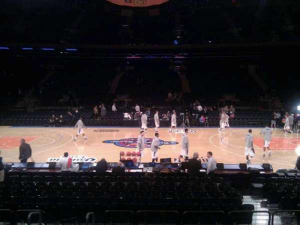 Madison Square Garden, section: 107, row: 7, seat: 14