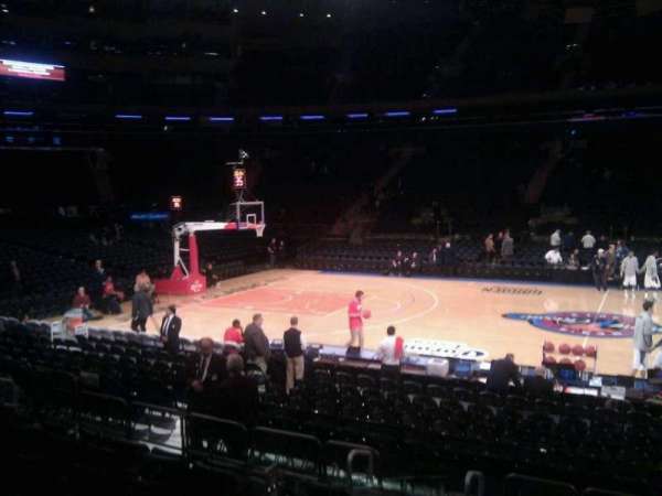 Madison Square Garden, section: 107, row: 7, seat: 14
