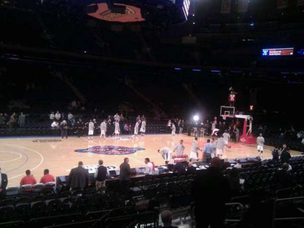 Madison Square Garden, section: 106, row: 7, seat: 13