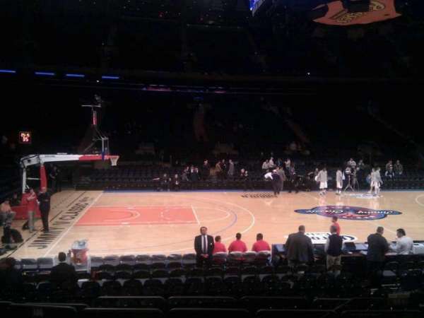 Madison Square Garden, section: 106, row: 7, seat: 13