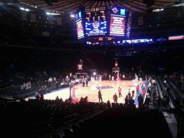 Madison Square Garden, section: 103, row: 10, seat: 10