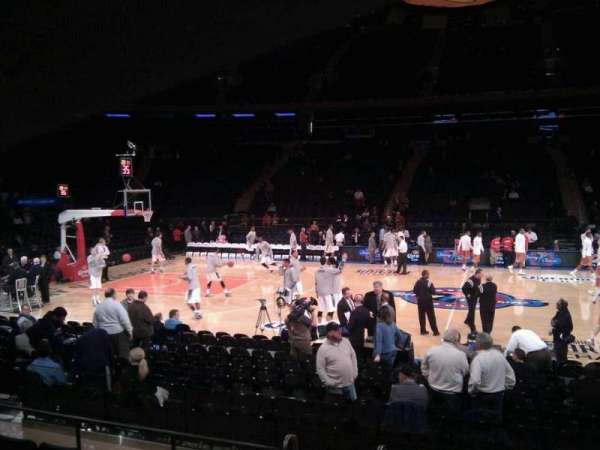Madison Square Garden, section: 117, row: 6, seat: 13