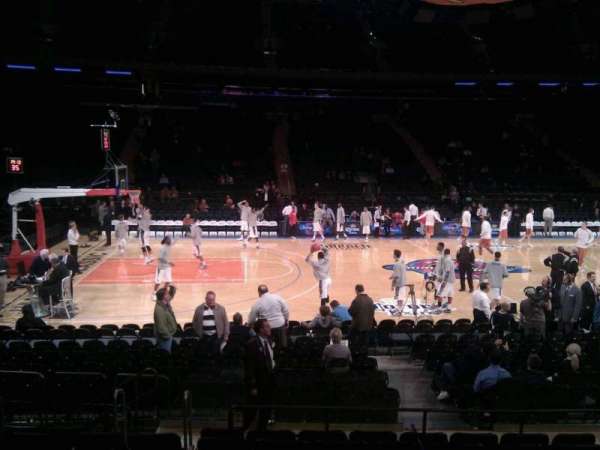 Madison Square Garden, section: 116, row: 8, seat: 16