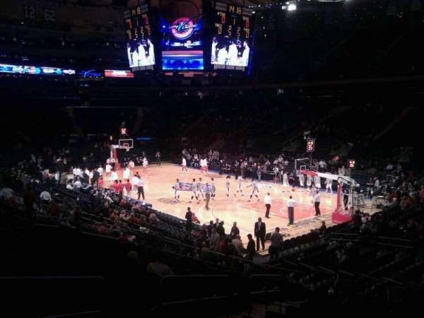 Madison Square Garden, section: 110, row: 16, seat: 4