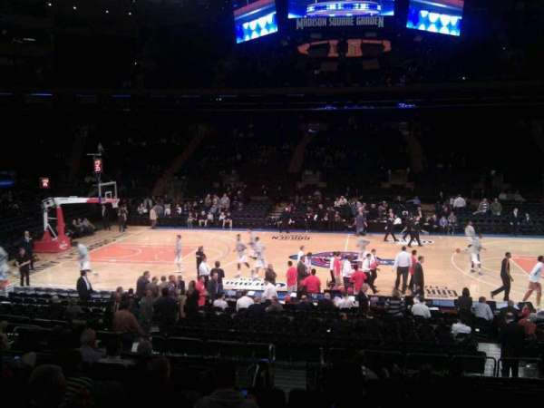 Madison Square Garden, section: 107, row: 13, seat: 13