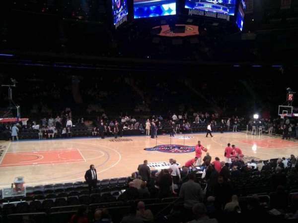 Madison Square Garden, section: 106, row: 10, seat: 10