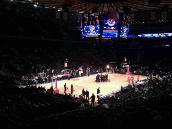Madison Square Garden, section: 104, row: 17, seat: 10