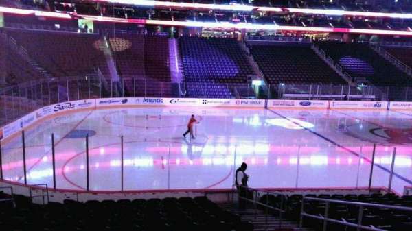 Prudential Center, section: 21, row: 8, seat: 4