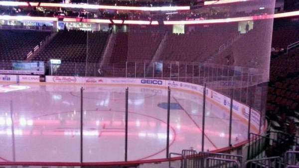 Prudential Center, section: 21, row: 8, seat: 4