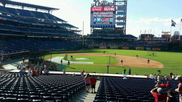Citizens Bank Park, section: 116, row: 33, seat: 18