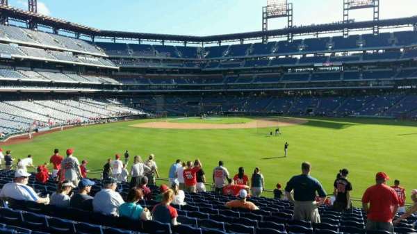 Citizens Bank Park, section: 102, row: 16, seat: 8