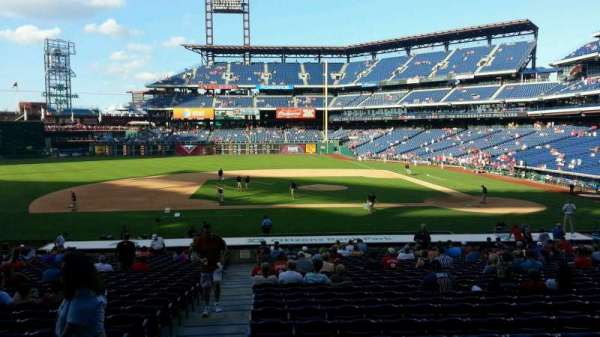 Citizens Bank Park, section: 130, row: 28, seat: 18