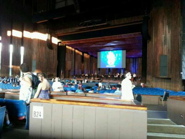 TD Pavilion at the Mann, section: orchestra b, row: b, seat: 40