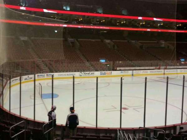 Xfinity Mobile Arena, section: 110, row: 11, seat: 8