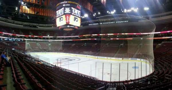 Xfinity Mobile Arena, section: 104, row: 14, seat: 10