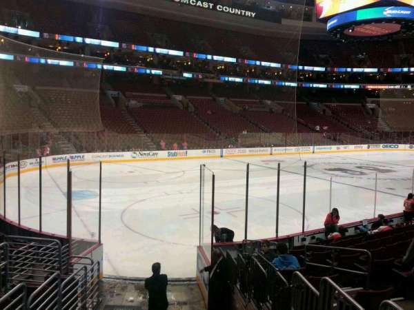 Xfinity Mobile Arena, section: 122, row: 12, seat: 8