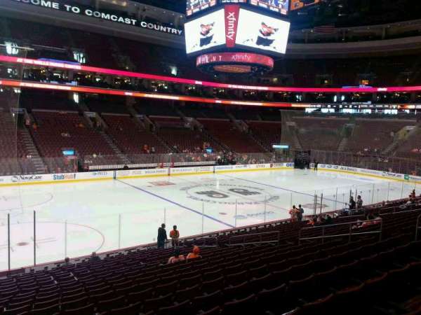 Xfinity Mobile Arena, section: 111, row: 20, seat: 2