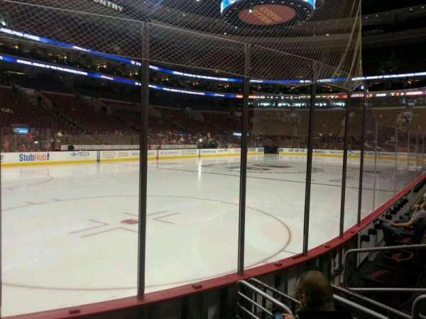 Xfinity Mobile Arena, section: 110, row: 4, seat: 3