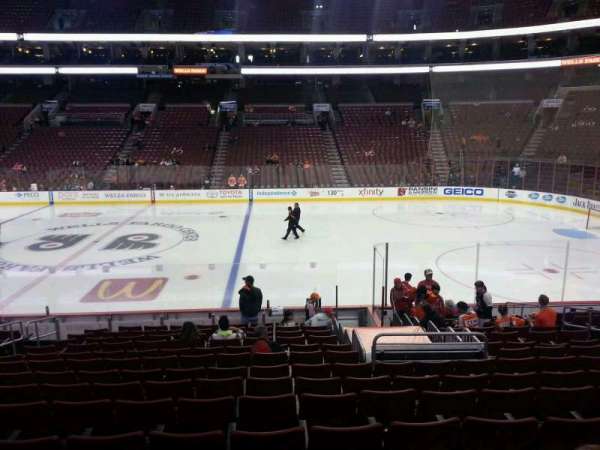 Xfinity Mobile Arena, section: 102, row: 16, seat: 9