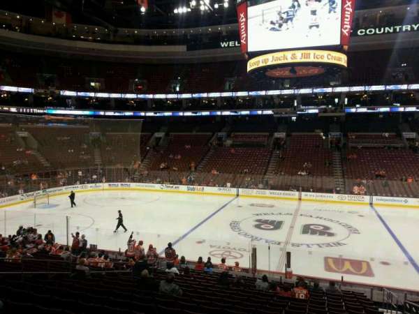 Xfinity Mobile Arena, section: 101, row: 20, seat: 10