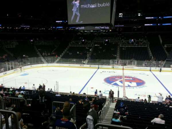 Barclays Center, section: 107, row: 5, seat: 2