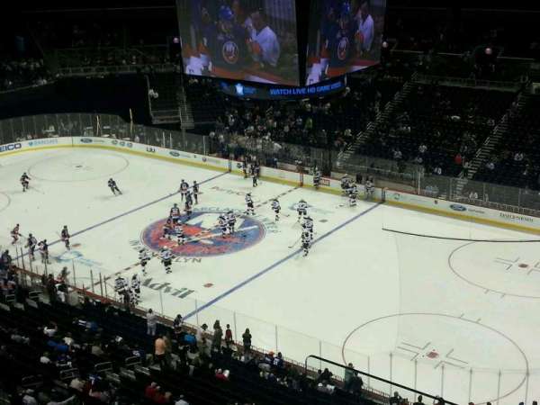 Barclays Center, section: 221, row: 1, seat: 2