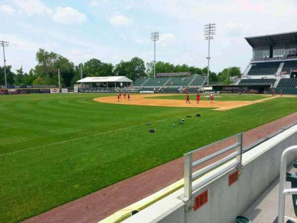 FNB Field, section: 101, row: 2, seat: 5