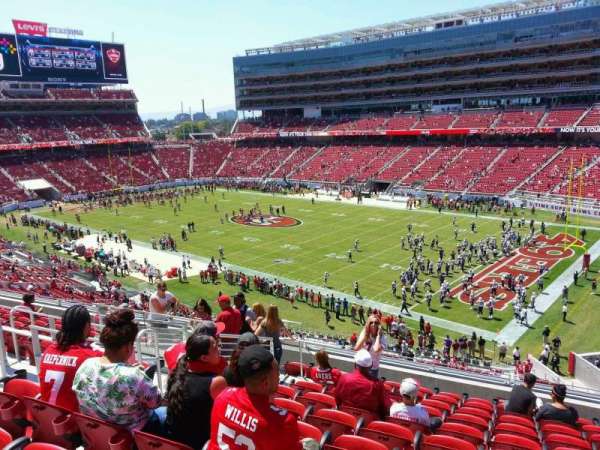 Levi's Stadium, section: 209, row: 11, seat: 18