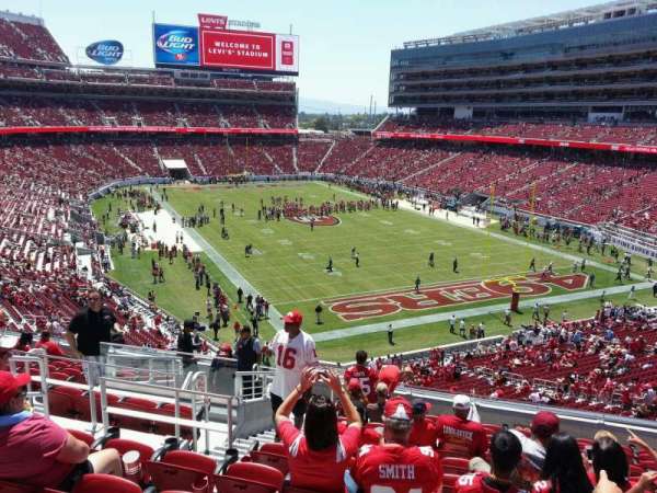 Levi's Stadium, section: 206, row: 12, seat: 29